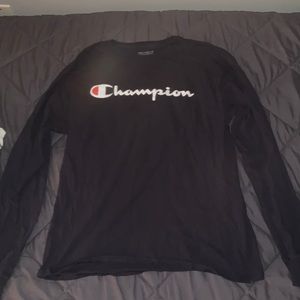Black Champion Long Sleeve (medium)